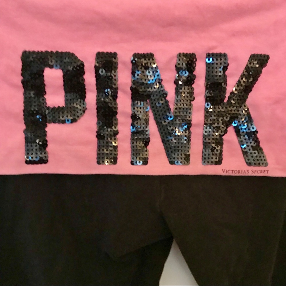 Cropped Pink yoga leggings